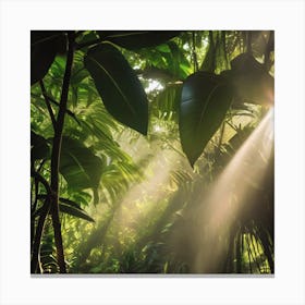 Tropical Forest Canvas Print