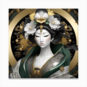 Geisha 32 Canvas Print
