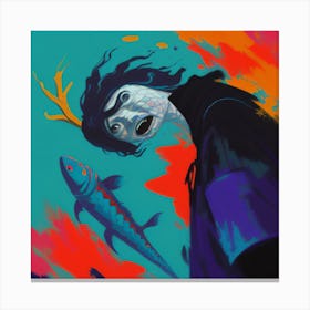 Savage Fish Canvas Print