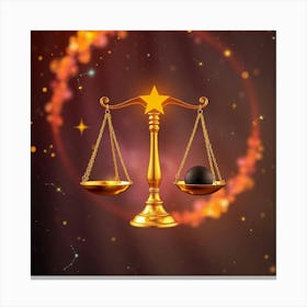 Scales Of Justice 3 Canvas Print