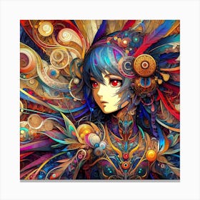 Anime Girl 4 Canvas Print