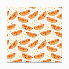 Hot Dogs Canvas Print