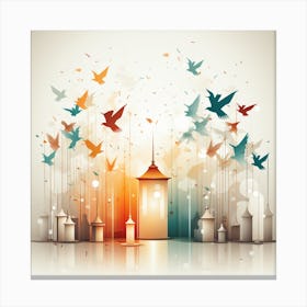 Islamic City Canvas Print