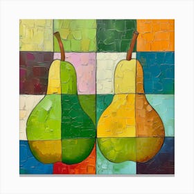 Two Pears 7 Canvas Print