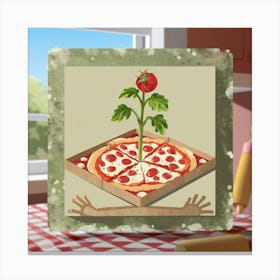 Tomato Plant Canvas Print