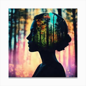 Forest Portrait Canvas Print