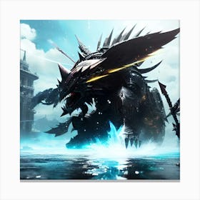 Shadow Of The Colossus Canvas Print