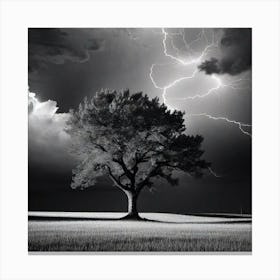 Lightning Tree 8 Canvas Print