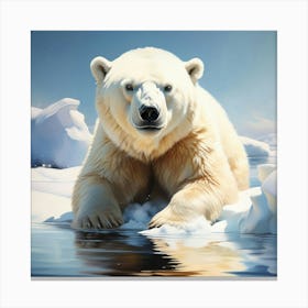 Polar bear 1 Canvas Print