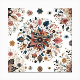 Floral patterns 3 Canvas Print