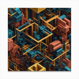 3d Art 1 Canvas Print