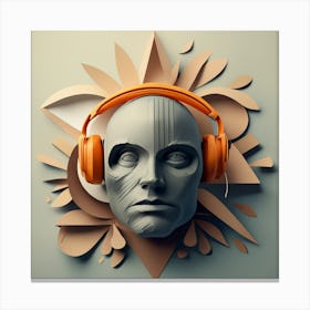 Music Head 1 Canvas Print