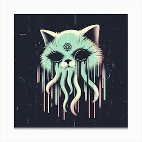 Cthulhu Cat Canvas Print