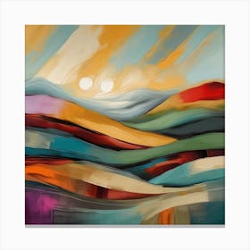 Abstract Landscape Art 1 Canvas Print