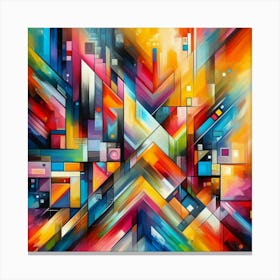 Abstract Painting Canvas Print