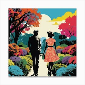 Walk In The Park Canvas Print