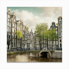 Amsterdam - Amsterdam Stock Videos & Royalty-Free Footage Canvas Print
