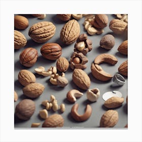 Nuts And Nuts Canvas Print