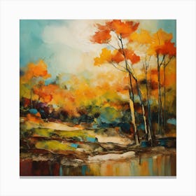 Autumn Trees Canvas Print