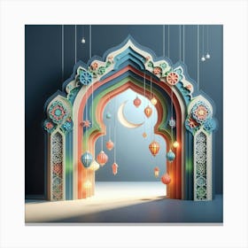 Islamic Ramadan 10 Canvas Print