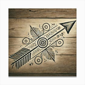 Tattoo Arrow 1 Canvas Print