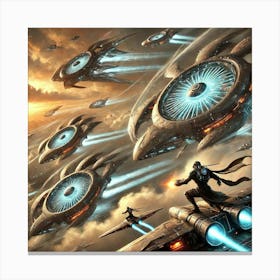 Skyward Tribe Strategic Aerial Warfare Canvas Print