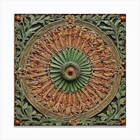 Egyptian Carved Ceiling Canvas Print