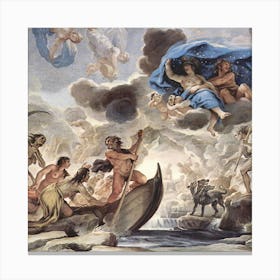 Birth Of Aphrodite Canvas Print
