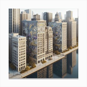 Chicago River Canvas Print