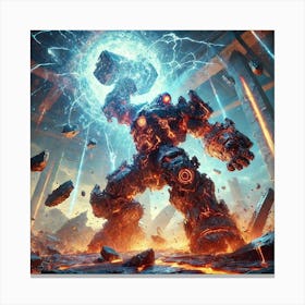 Core Titan Gravity Slam Canvas Print