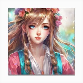 Anime Girl 4 Canvas Print