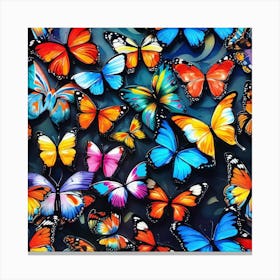 Butterfly Painting 46 Canvas Print