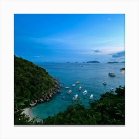 Ocean Cape Holiday Siam Beautiful Shore Point Paradise Turquoise Peaceful Sunset Grass M (23) Canvas Print