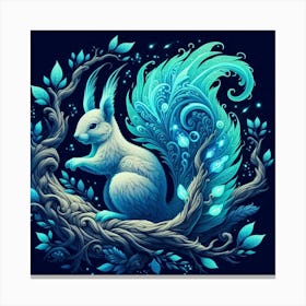 A mystical squirrel 2 Canvas Print