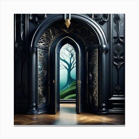 Doorway To The Forest Canvas Print