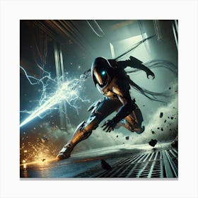 Void Phantom Shadow Strike Canvas Print