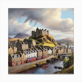 Edinburgh Castle Canvas Print