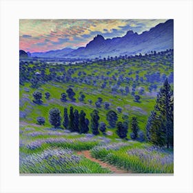 Lavender Fields Canvas Print