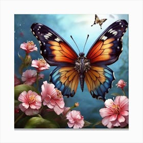 Butterfly Painting Canvas Print