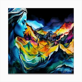 West Coast Beauty - Whistler BC Overlooked Canvas Print