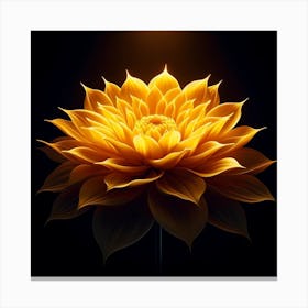 Dahlia Flower 8 Canvas Print