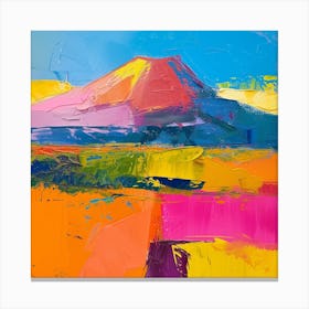 Abstract Travel Collection Mount Kilimanjaro Tanzania 2 Canvas Print