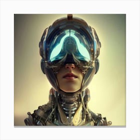 Futuristic Woman Canvas Print