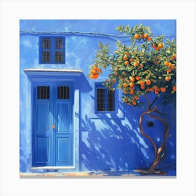 Blue Door 72 Canvas Print