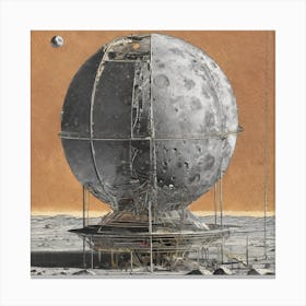 Nasa'S Moon Station Canvas Print