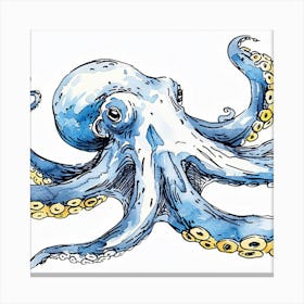 Octopus 1 Canvas Print