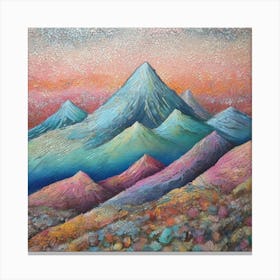Mountain landscape 1 Canvas Print