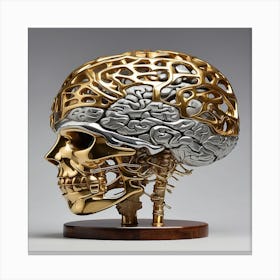 Brain Sculpture Canvas Print