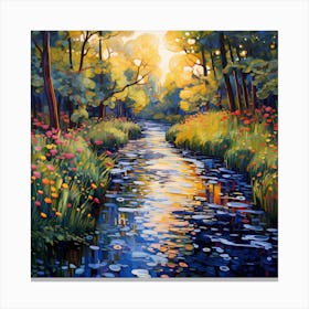 Luminous Watercolors: Canvas Dance Canvas Print