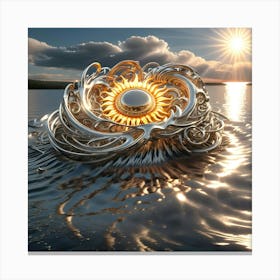 Golden Sun 16 Canvas Print